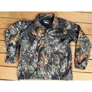 Scent Blocker Men's Camouflage Zip up hunting jacket. Sz. M. Mossy oak break up
